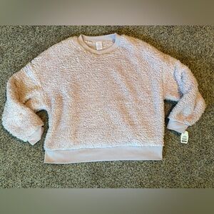 Secret Treasures Pink Faux Fur Pullover